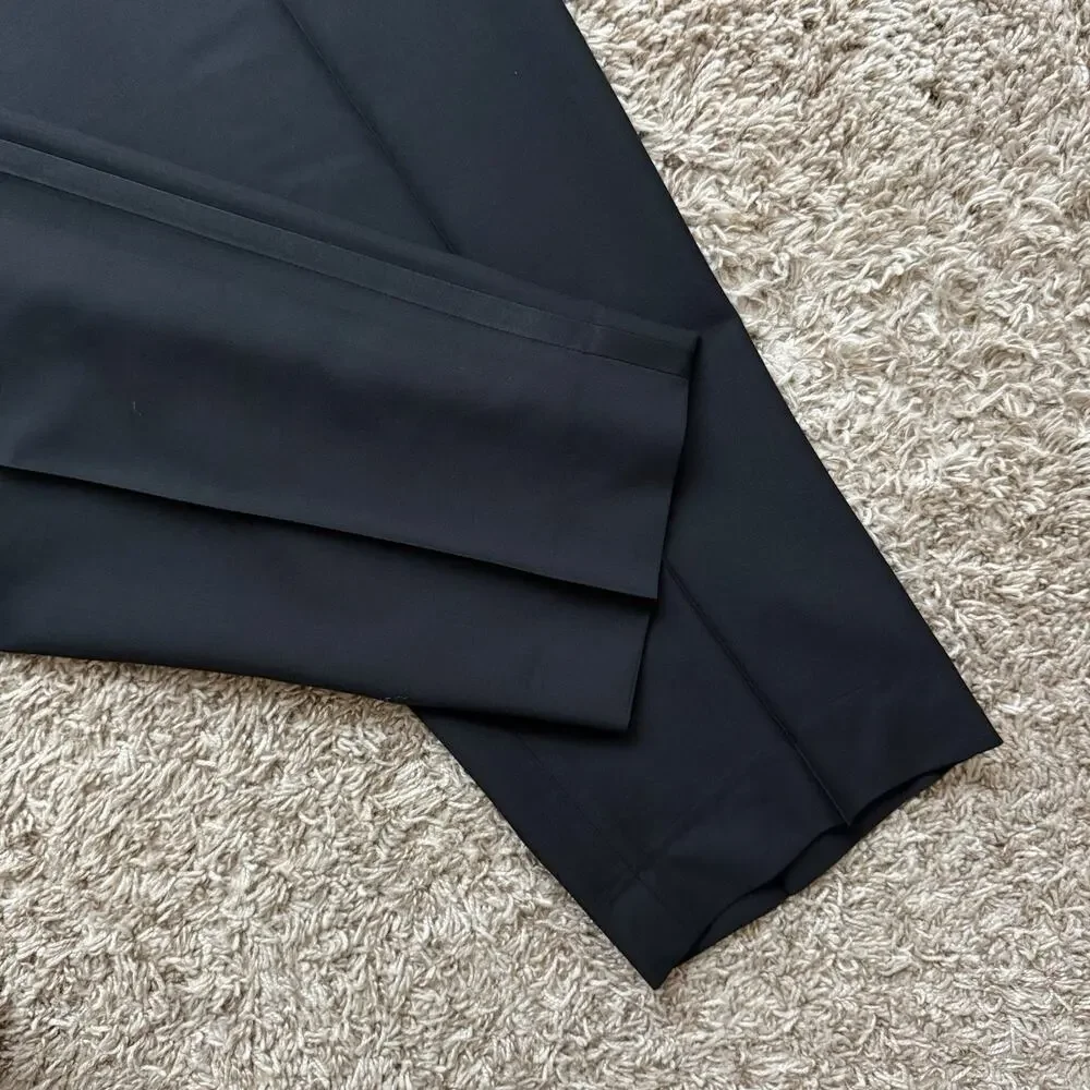 Canali Made In Italy Wool Mohair Travel Suit Black Men’s Size 48L Pants 42x33